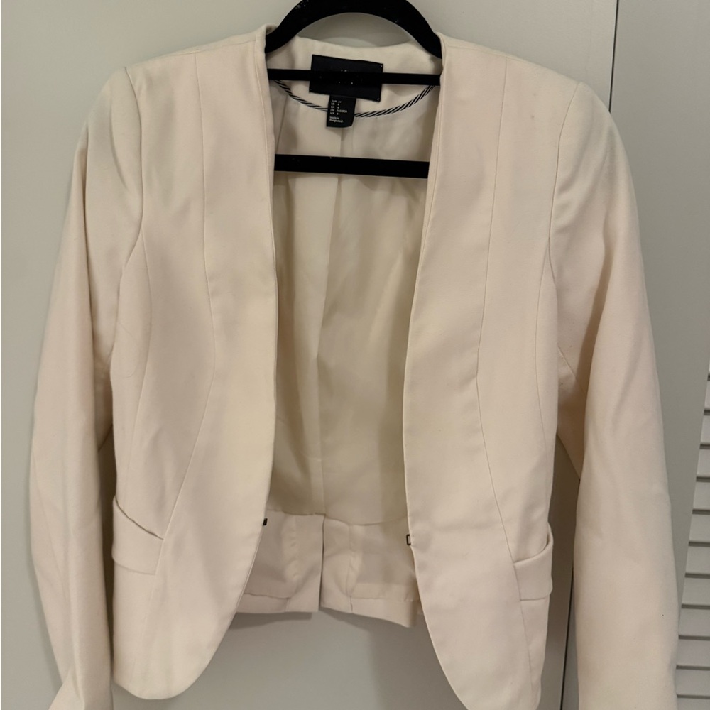H&M Cream Women's Blazer
